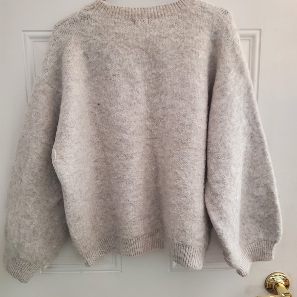 POL Women's Sweater with Blue Floral Accent - Picture 2 of 3